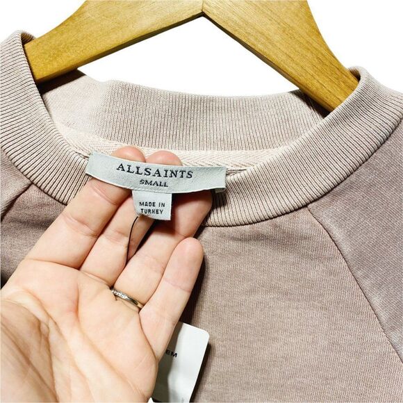 All SAINTS Women's Leti Cropped Sweatshirt Light Brown - Picture 5 of 8